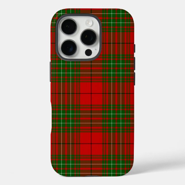Coques Case-Mate iPhone Plaid vert rouge de Comyn tartan (Verso)