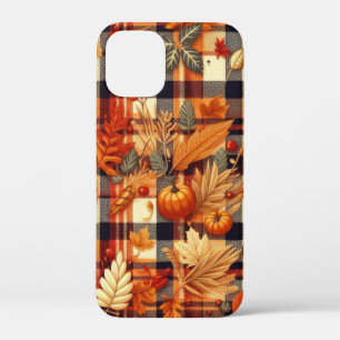 Case-Mate iPhone Case Plaids d'automne citrouille Maple Feuille