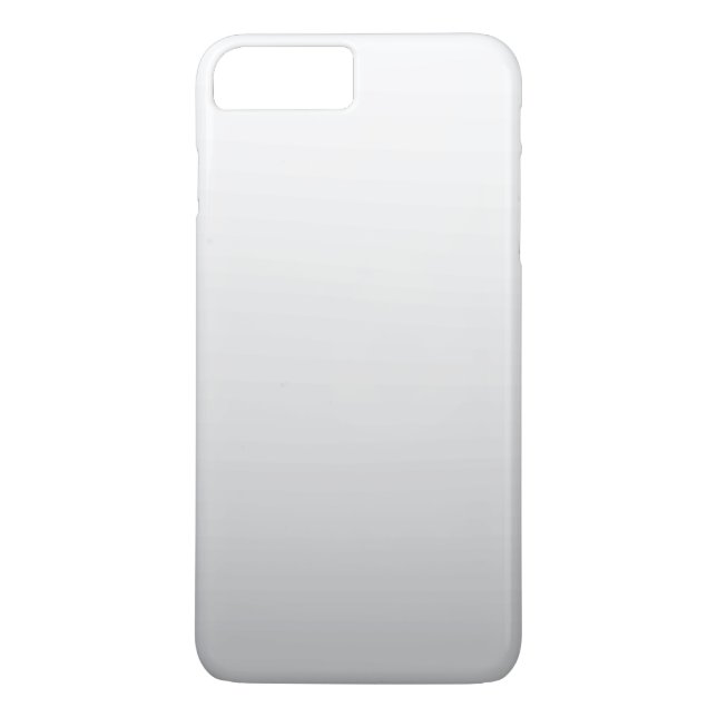 Coques Case-Mate iPhone Plaine grise blanche simple d'Ombre (Dos)