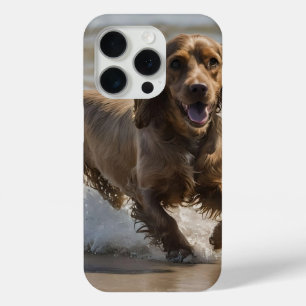 Coque Case-Mate iPhone "Plaisir de bord de mer : Cocker Spaniel à jouer d