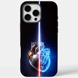 Coque iPhone 16 Pro Max Plan de cœur mécanique