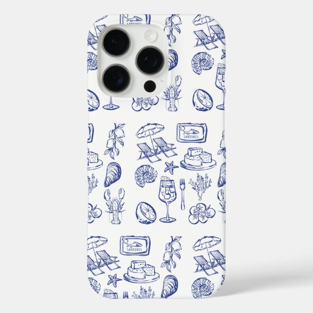 Coques Case-Mate iPhone Plan de vie méditerranéen (Verso)