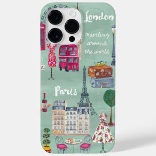 Coque Case-Mate iPhone Plan des voyages Londres Paris