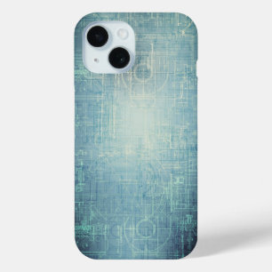 Coque Case-Mate iPhone Plan directeur - Esthétique bleue