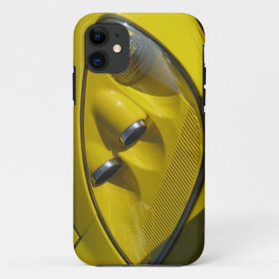 Coque Case-Mate Pour iPhone Plan rapproché jaune de phare de Corvette Z06