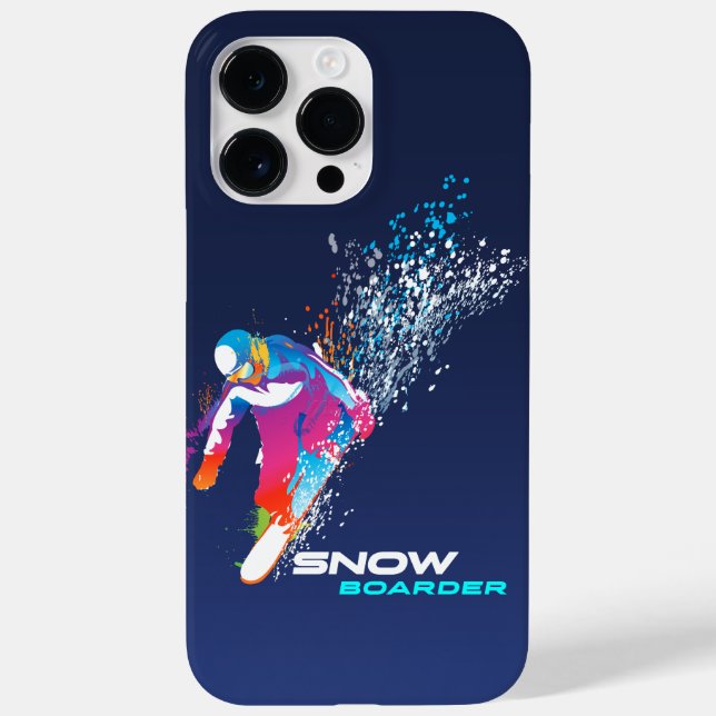 Coques Case-Mate iPhone Planche à neige | (Verso)