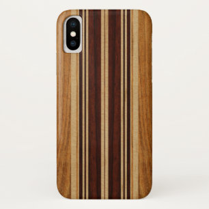 Coques Pour iPhone Planche de surf en bois de Koa de Faux de Nalu Lua
