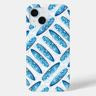 Coque Case-Mate iPhone Planches de surf motif bleu