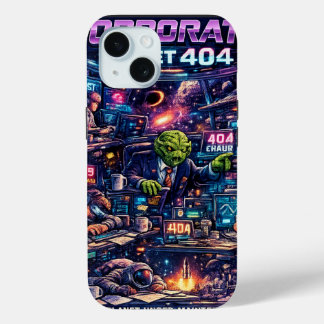 Coque Case-Mate iPhone Planète d'entreprise 404 Bureau spatial rétro-futu