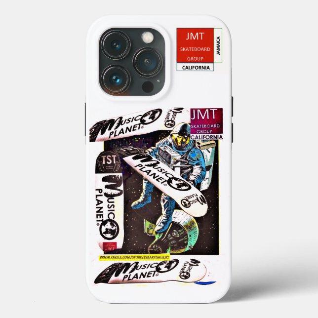Coques Case-Mate iPhone PLANÈTE MUSICALE  JMT  Apple iPhone 13 Pro, Résist (Verso)