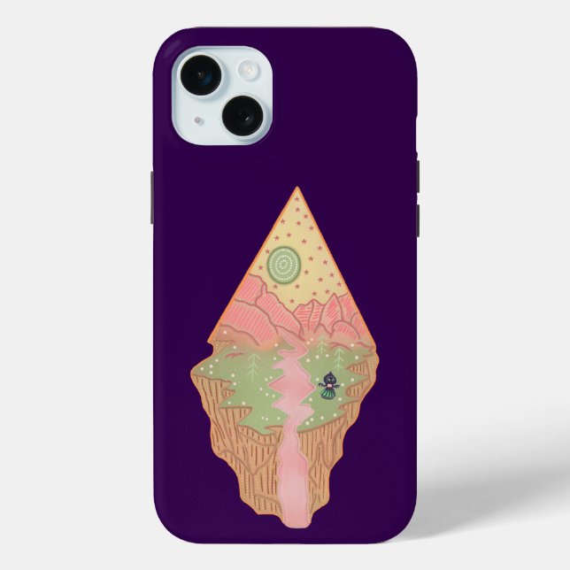 Coques Case-Mate iPhone Planète natale du monstre de Flatwoods | Folklore  (Verso)