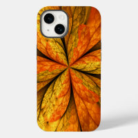 Plante d'automne, Abstrait moderne Fractal Art Lea