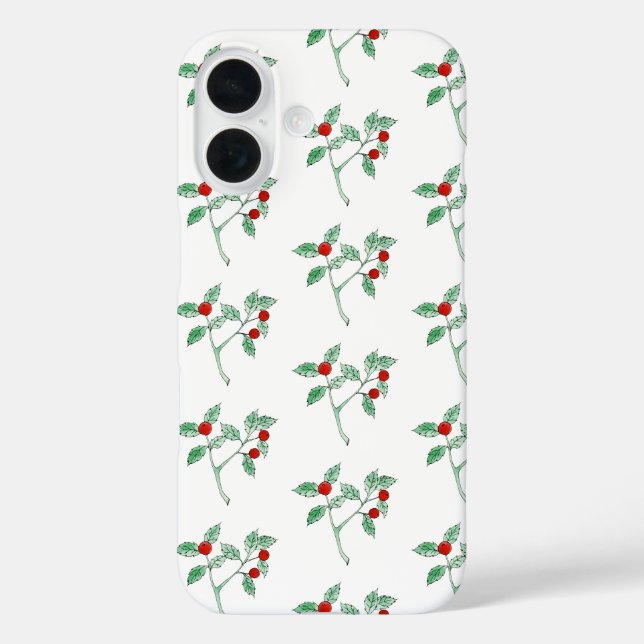 Coques Case-Mate iPhone plante de baie rouge (Verso)