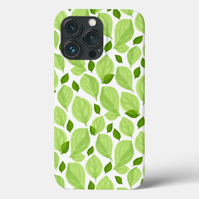 Coques Case-Mate iPhone Plante Feuille de la plante verte Motif de  (Verso)