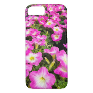 Coque iPhone 8/7 plante pétunien rose