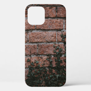 Case-Mate iPhone Case Plantes à feuilles vertes près du mur de briques