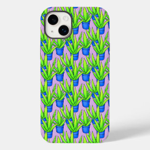 Coque Case-Mate iPhone Plantes d'Aloe Vera Motif Textile