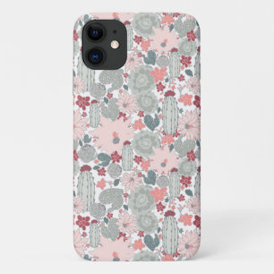 Case-Mate iPhone Case Plantes du désert Cactus Pink Mint Succulents