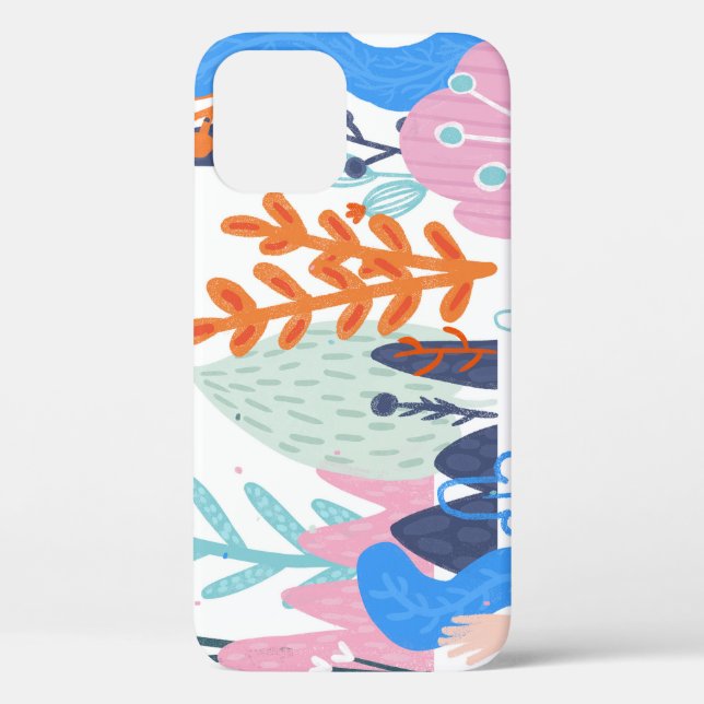 Coques Case-Mate iPhone Plantes exotiques : Motif brillant et transparent (Verso)