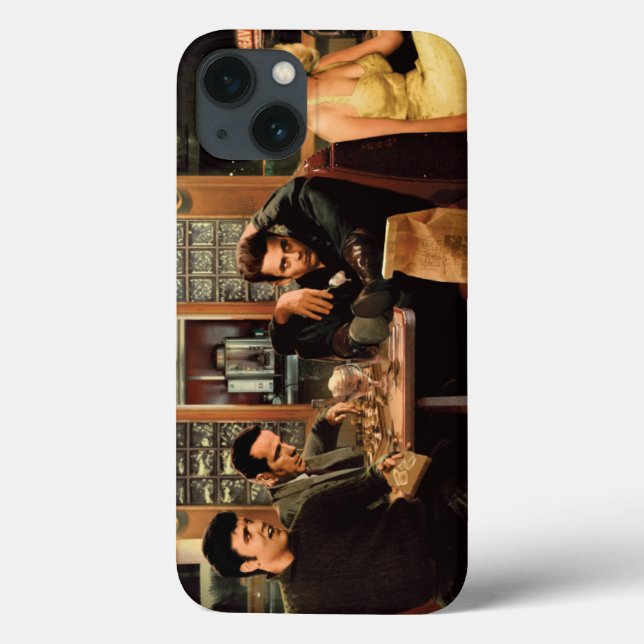 Coques Case-Mate iPhone Plaque bleue (Verso)