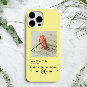 Coque Case-Mate iPhone Plaque de chanson du lecteur de musique personnali
