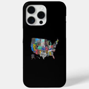 Coque Case-Mate iPhone Plaque de licence américaine américaine Carte amér