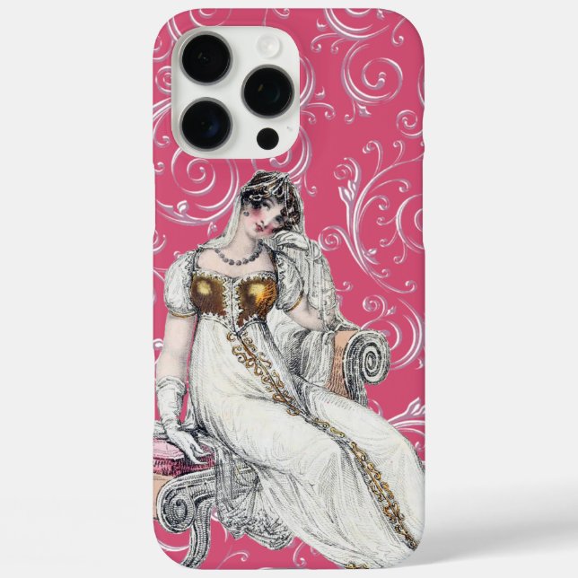 Coques Case-Mate iPhone Plaque de mode vintage (Verso)