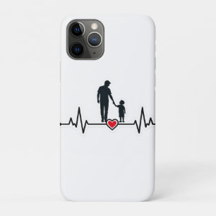 Case-Mate iPhone Case Plaque de récompense silhouette du rythme cardiaqu