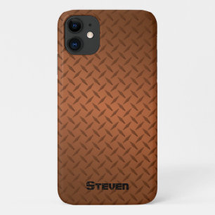 Case-Mate iPhone Case Plaque diamant en cuivre profond personnalisée