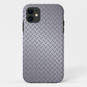Coque Case-Mate iPhone Plaque diamant gris acier