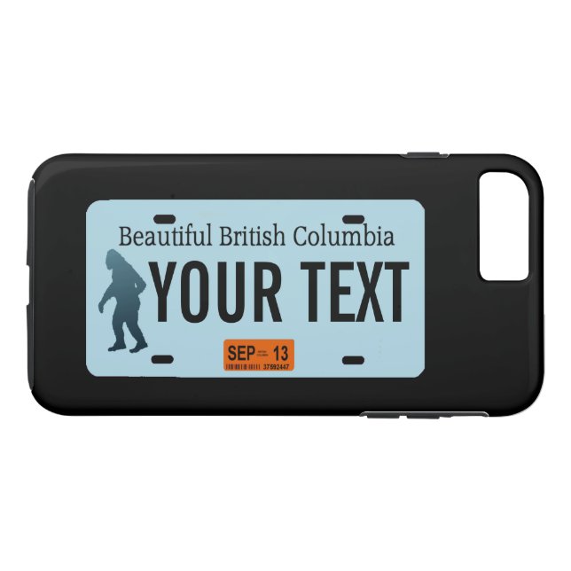 Coques Case-Mate iPhone Plaque d'immatriculation de la Colombie-Britanniqu (Dos (Horizontal))