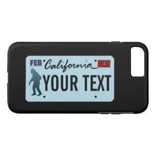 Coques Pour iPhone Plaque d'immatriculation Sasquatch de Californie