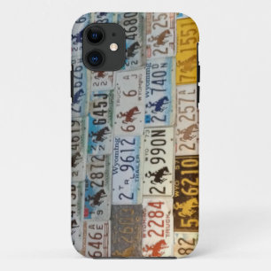 Coques Pour iPhone Plaque minéralogique du Wyoming