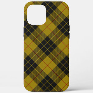 Case-Mate iPhone Case Plaque noire jaune tartan MacLeod