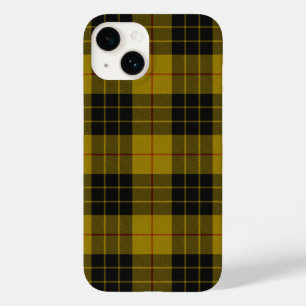 Coque Case-Mate iPhone Plaque noire jaune tartan MacLeod