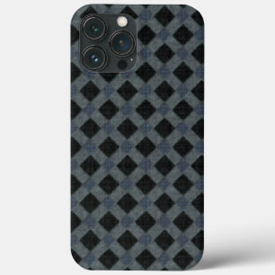Case-Mate iPhone Case Plaqué rustique avec ton gris et tissu velouté