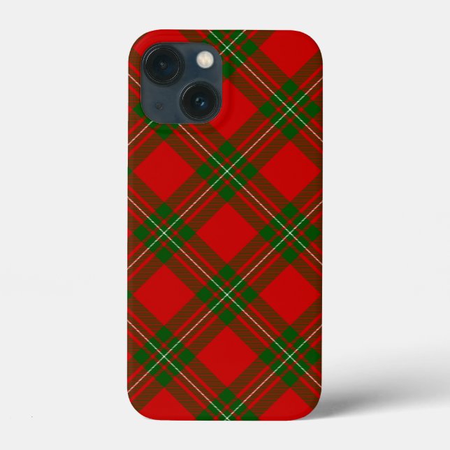 Coques Case-Mate iPhone Plaque vert rouge de tartan MacGregor (Verso)