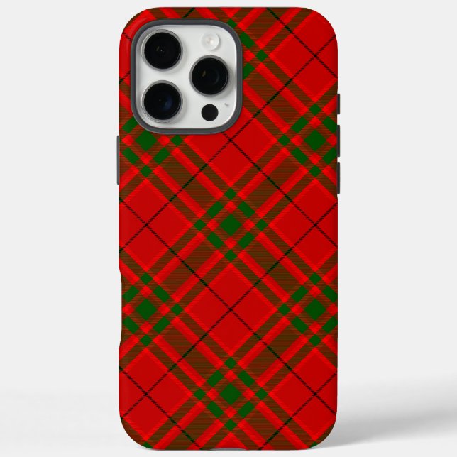 Coques Case-Mate iPhone Plaque vert rouge tartan MacNab (Verso)
