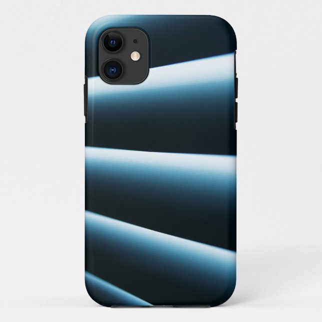 Coques Case-Mate iPhone Plaques bleues abstract (Dos)