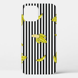 Case-Mate iPhone Case Plaques de banane de dessin animé : style rétro.