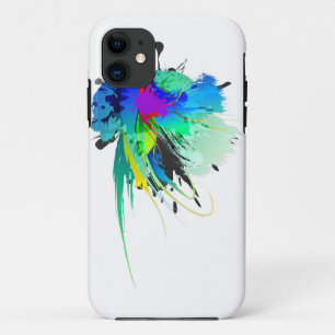 Coque Case-Mate iPhone Plaques de peinture Peacock Abstraites