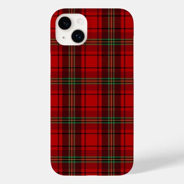 Coques Case-Mate iPhone Plaques douillettes rouge noir vert (Verso)
