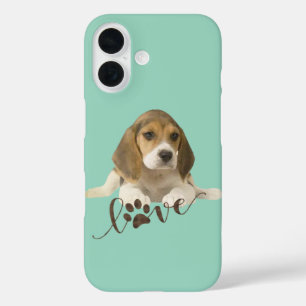 Coque Pour iPhone 16 Plaques papier beagles
