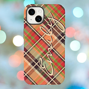 Coque Case-Mate iPhone Plat À damiers Plaid personnalisé