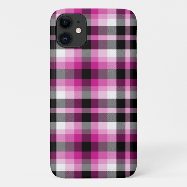 Coques Case-Mate iPhone Plat blanc rose noir (Dos)