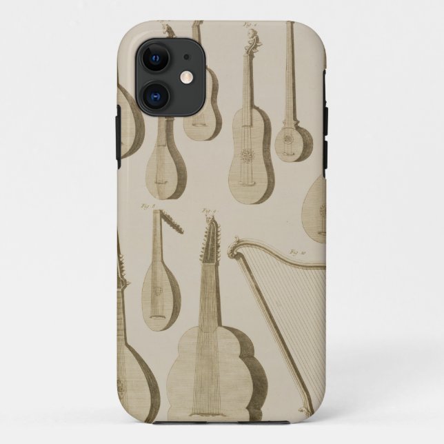 Coques Case-Mate iPhone Plat III : Ficelé antique et moderne et plumé (Dos)