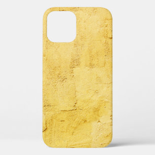 Case-Mate iPhone Case plâtre abstrait jaune clair sur le mur