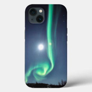 Case-Mate iPhone Case Pleine Lune avec Aurore   Yellowknife Canada