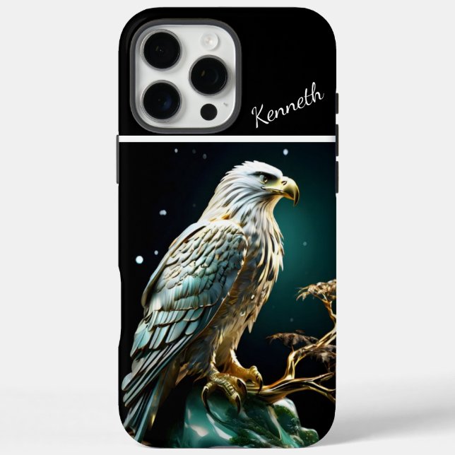 Coques Case-Mate iPhone Pleine lune d'aigle (Verso)