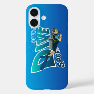 Coque Pour iPhone 16 Plongée en scaphandre   